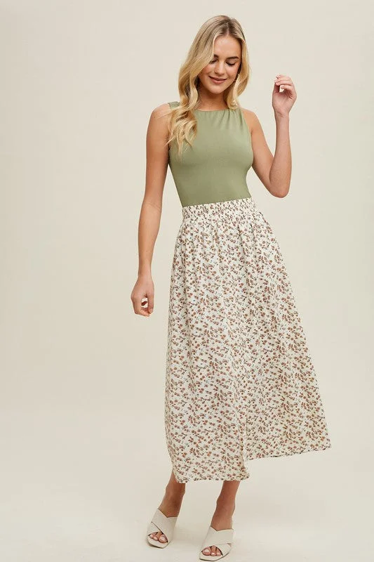 Daisy Floral Skirt