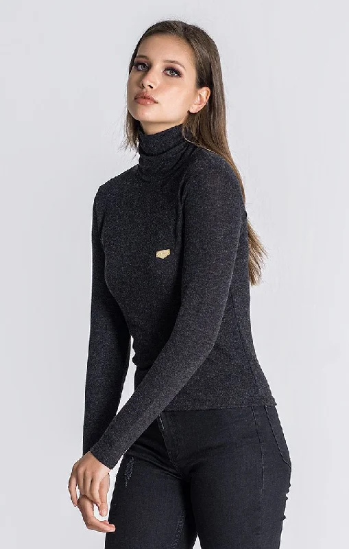 Black GK Core Turtleneck